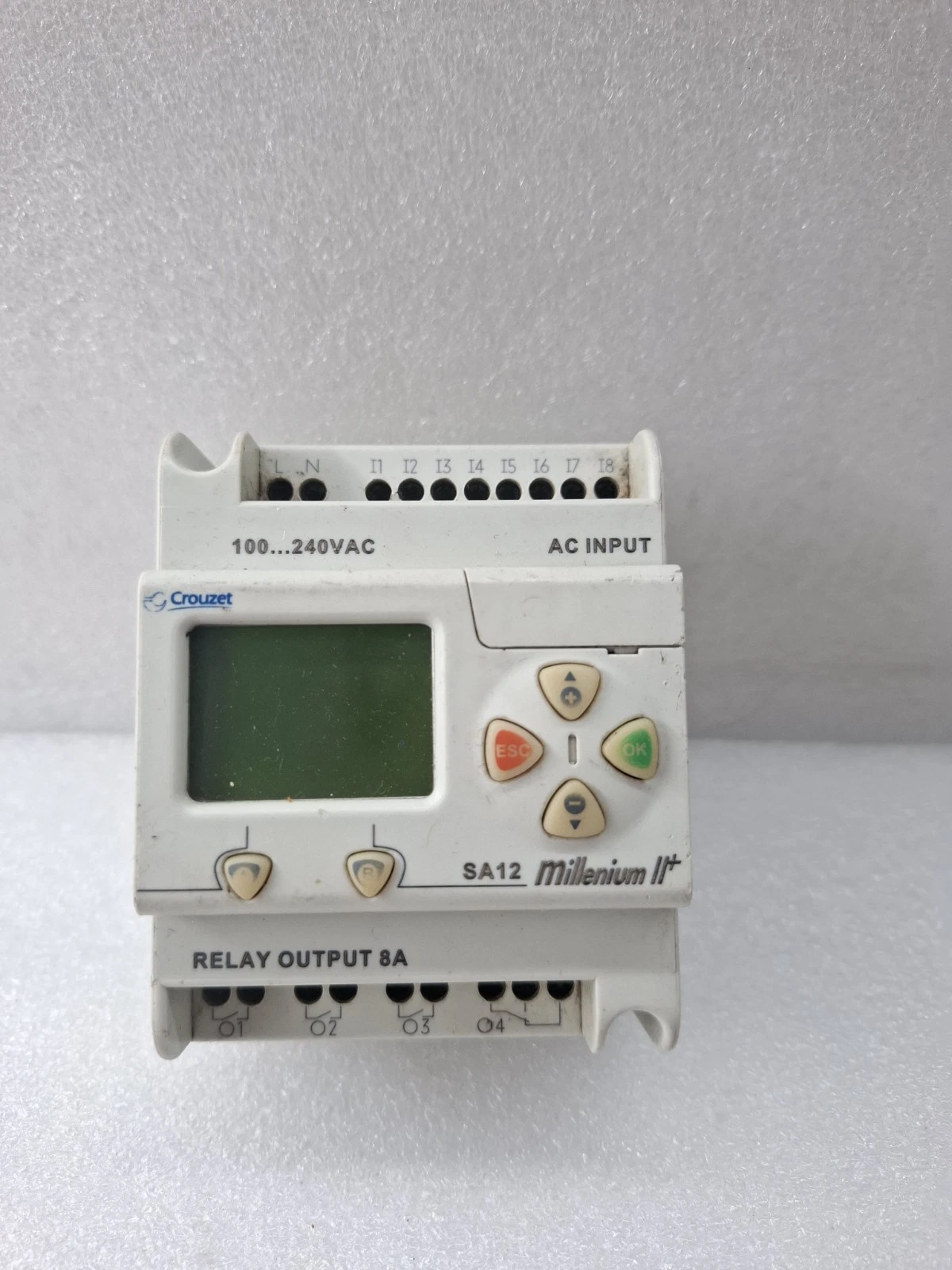 CROUZET MILLENIUM II SA12 RELAY OUTPUT 8A USED